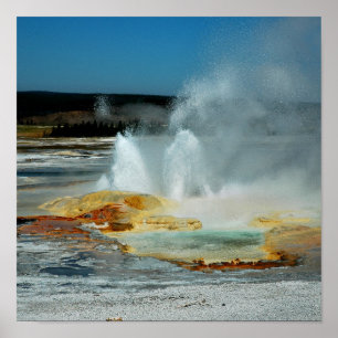 Poster Geyser de Yellowstone