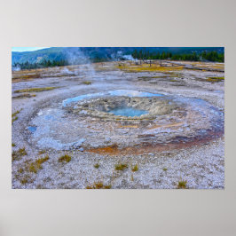 Poster Geyser Jóia, Parque Nacional de Yellowstone