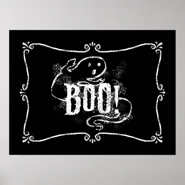 Poster Ghost Boo (Frente)