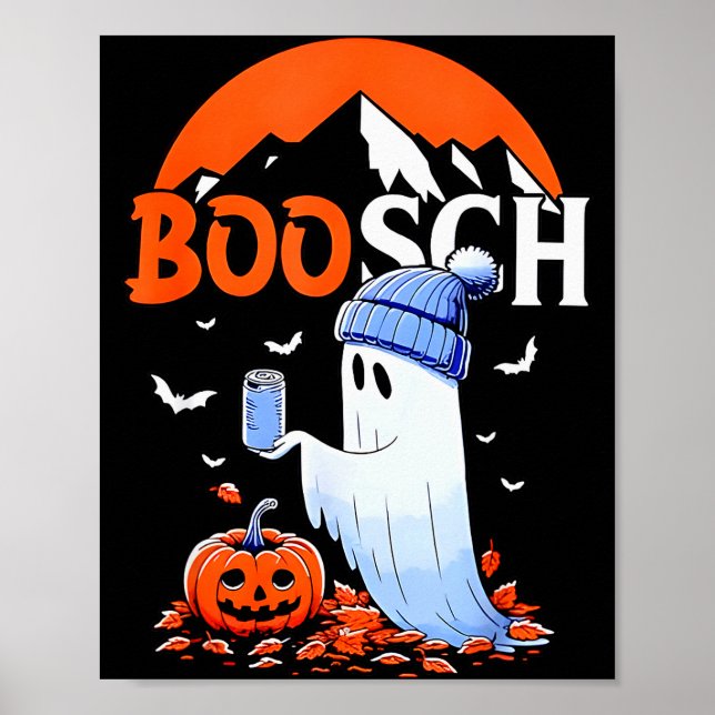 Poster Ghost Boosch Beer Halloween  (Frente)