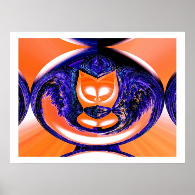 Poster Ghost cat (Frente)