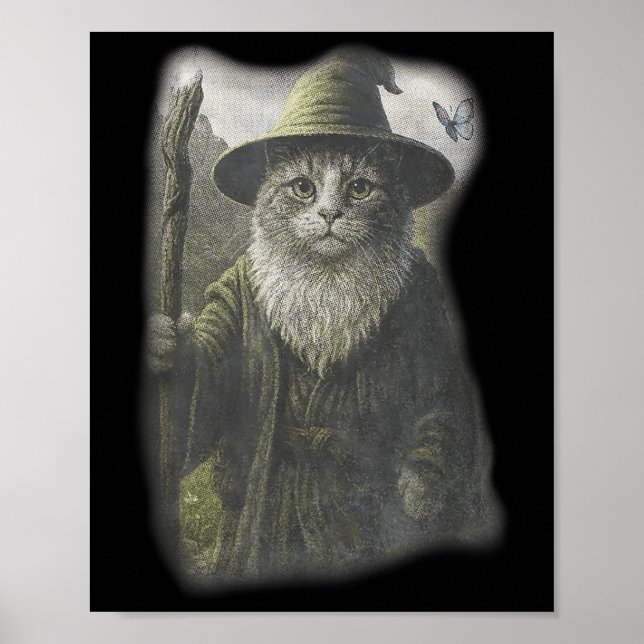 Poster Ghost Cat Meme Catdalf H (Frente)
