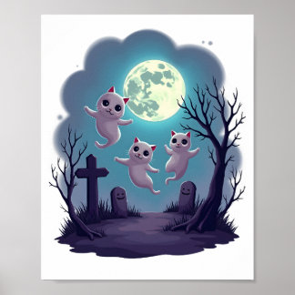 Poster Ghost Cat Parade