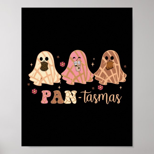 Poster Ghost Conchas Mexicano Halloween (Frente)