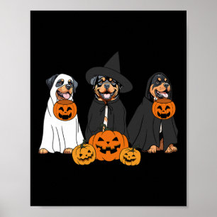 Poster Ghost E Witch Rottweiler