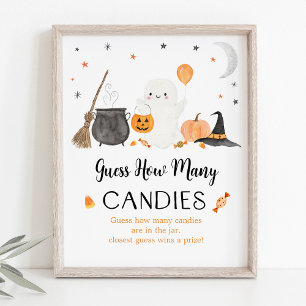 Poster Ghost Halloween Adivinha Quantos Canais Jogam
