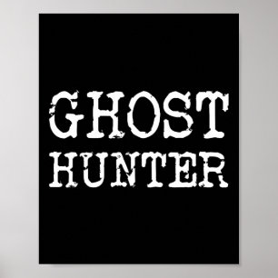 Poster Ghost Hunter Paranormal Investigador Halloween Gif