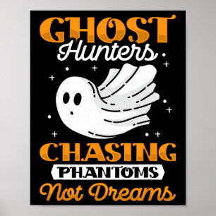 Poster Ghost Hunter perseguindo fantasmas - Halloween Gho