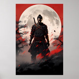 Poster Ghost of Tsushima Samurai