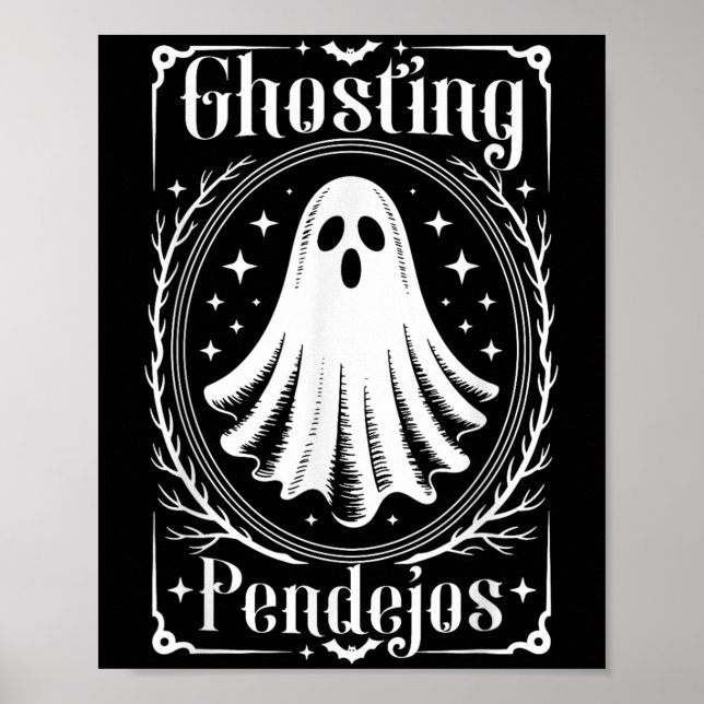 Poster Ghost Pendejos Engraçado Fantasma Mexicano Hallowe (Frente)