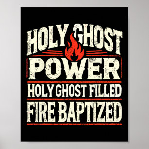 Poster Ghost Power Christian Faith