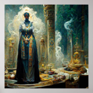 Poster Ghost Priestess Fantasy