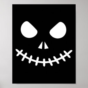 Poster Ghost Skeleton Halloween
