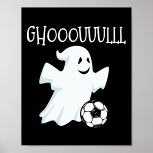 Poster Ghost Soccer Halloween
