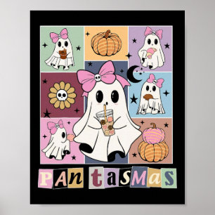 Poster Ghost Spooky Conchas Cute do Halloween Mexicano