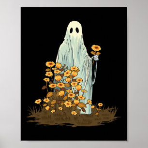 Poster Ghost Spooky Gótico Fora-de-Corte