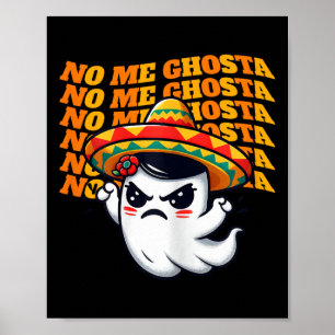 Poster Ghosta Engraçado Mexicano Halloween Ghost Women 1