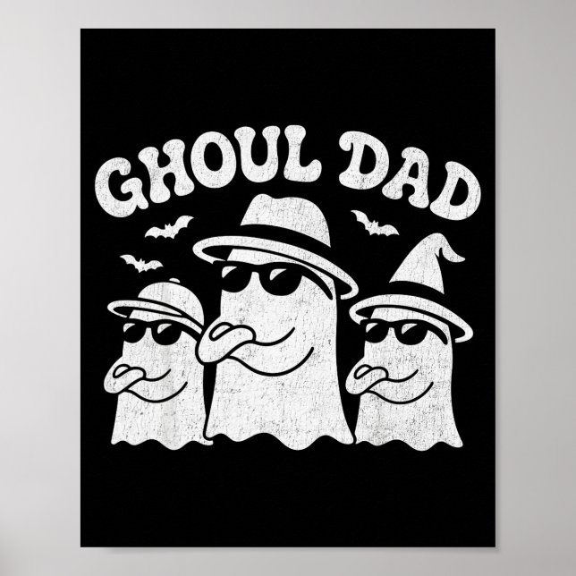 Poster Ghoul Dad Vintage Daddy Ghost Funny Halloween  (Frente)