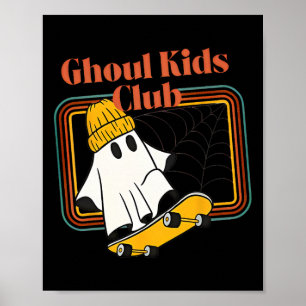 Poster Ghoul Kids Club Skater Halloween Legal Skateb