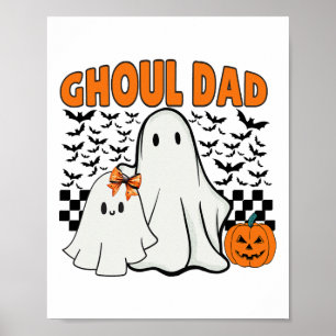 Poster Ghoul Pai Halloween Ghost Spooky Season Retro Dadd
