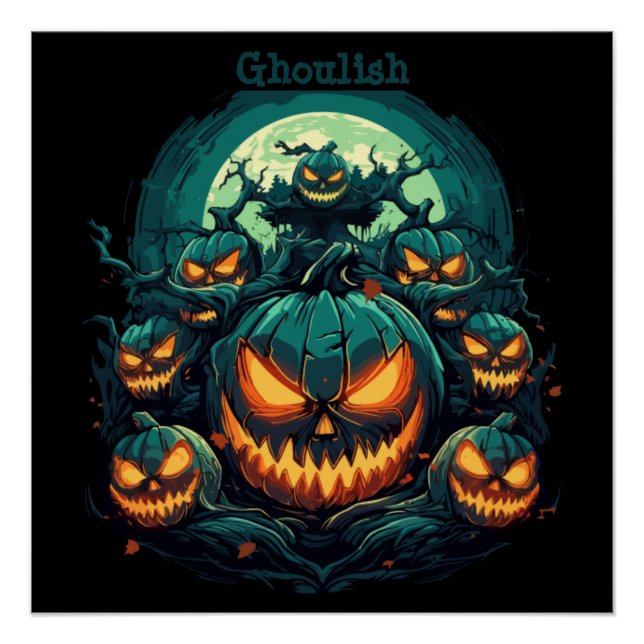Póster Ghoulish Glare (Frente)