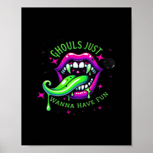Poster Ghouls Só Quer Divertir-Se Boo Belo Design