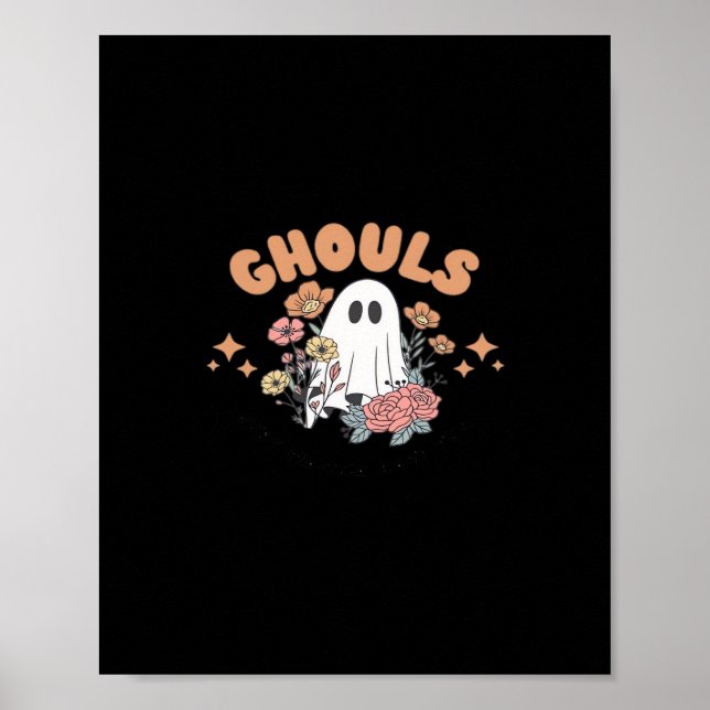 Poster Ghouls Só Quer Divertir-Se Com A Arte Do Dia Das B (Frente)