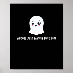 Poster Ghouls Só Quer Divertir-Se Com Uma Citação Louca