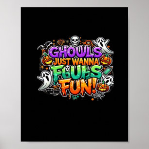 Poster Ghouls Só Quer Se Divertir - Ghouls De Outono