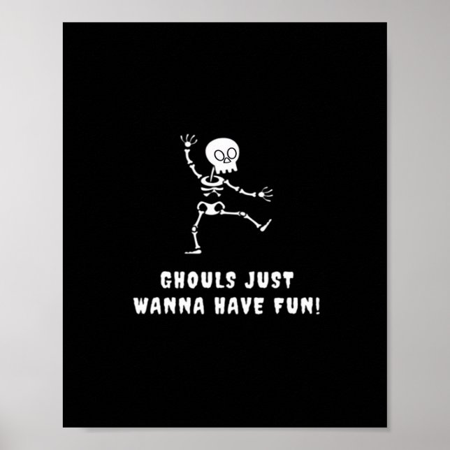 Poster Ghouts Só Quer Divertir-Se - Bats, Boots Booze (Frente)