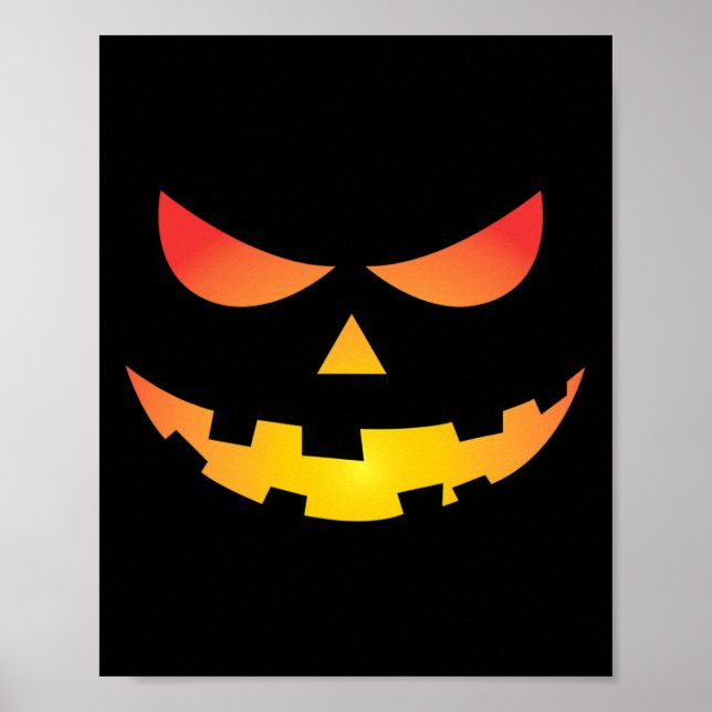 Poster Giant Jack O' Lanterna Face Halloween Pumpkin Dive (Frente)