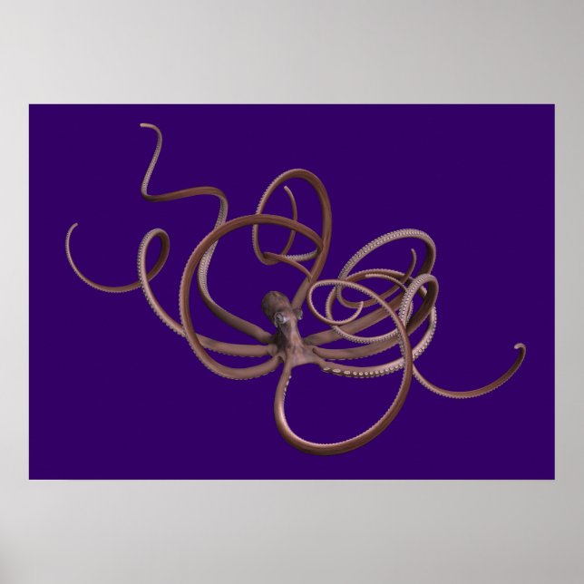 Póster Giant Kraken (Frente)