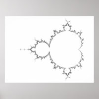 Giant Mandelbrot, preto e branco, 13000x11000
