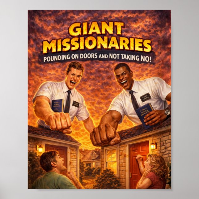Poster Giant Missionaries: The Knock That Can’t Be Ignore (Frente)