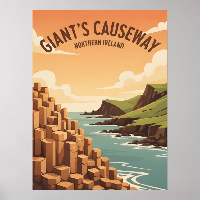 Poster Giant s Causeway Northern Ireland (Frente)