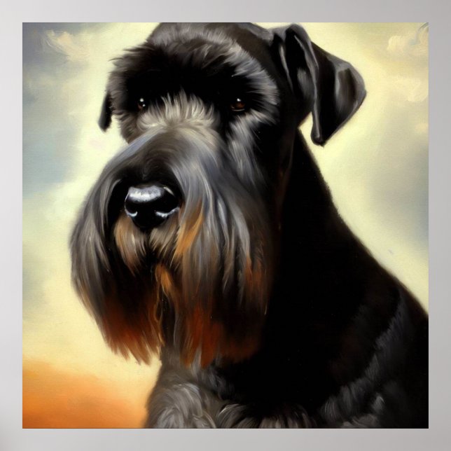 Poster Giant Schnauzer Dog (Frente)