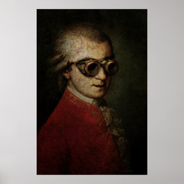 Póster Giant Steampunk Mozart
