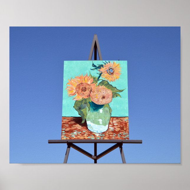 Poster Giant Van Gogh Sunflower (Frente)