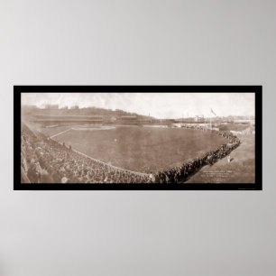 Póster Giants pirateia a foto 1905 do basebol das terras