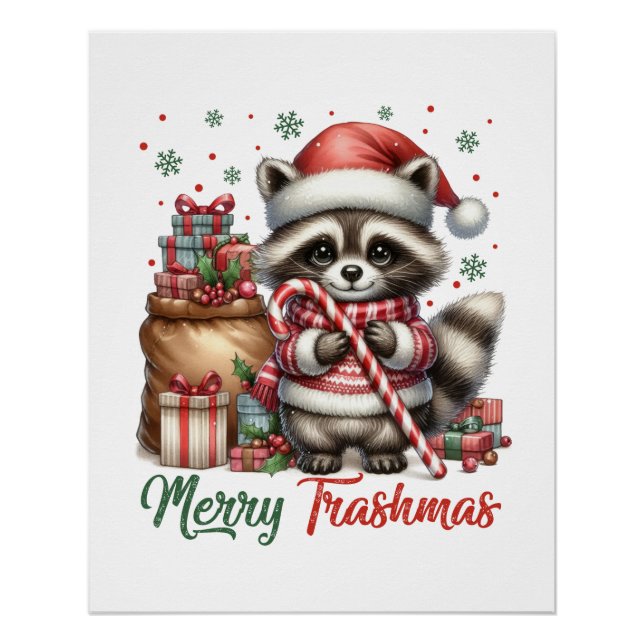 Póster Gift Feliz Trashmas (Frente)