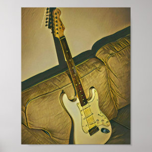 Poster Gift for music teacher guitarist bassist