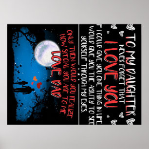 Poster Gift For My Daughter, To My Daughter Best Gift,