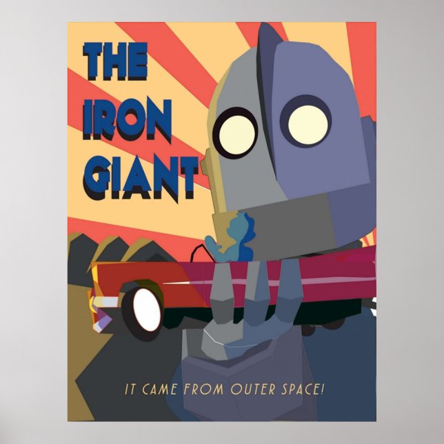 Poster Gigante de ferro (Frente)