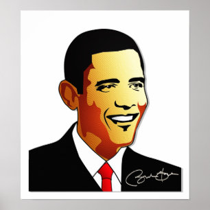 Poster gigante de Obama