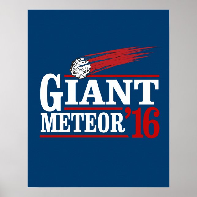 Póster Gigante Meteor 2016 (Frente)