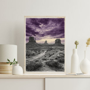 Poster Gigantes do Deserto – Monument Valley Vintage