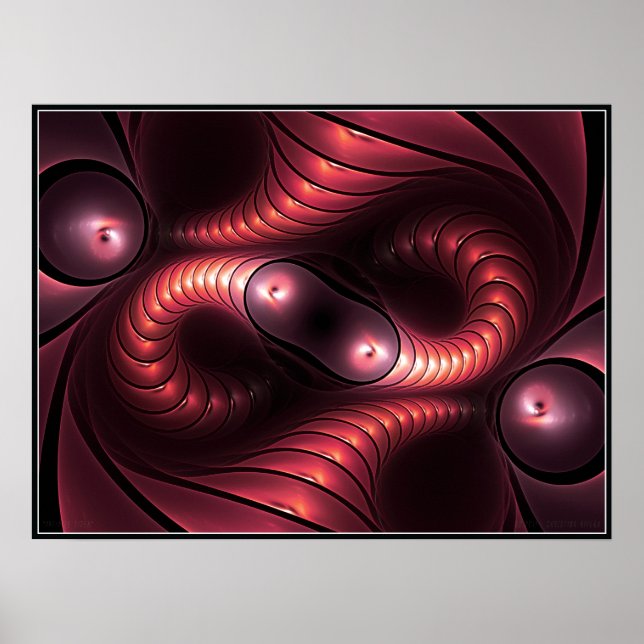 Poster giger infinito (vermelho) (Frente)