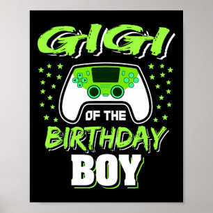 Poster Gigi Das Decorações Do Jogo De Aniversário