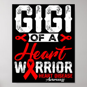Poster Gigi De Um Guerreiro Do Coração Doença Cardíaca Fi