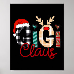 Poster Gigi Papai Noel Rena de Natal
